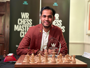 GM Arjun Erigaisi clinches WR Chess Masters title, closes in on 2800 rating | GM Arjun Erigaisi clinches WR Chess Masters title, closes in on 2800 rating GM Arjun Erigaisi clinches WR Chess Masters title, closes in on 2800 rating | GM Arjun Erigaisi clinches WR Chess Masters title, closes in on 2800 rating