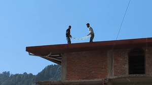 Demolition of three illegal floors of Shimla's Sanjauli mosque begins | Demolition of three illegal floors of Shimla's Sanjauli mosque begins Demolition of three illegal floors of Shimla's Sanjauli mosque begins | Demolition of three illegal floors of Shimla's Sanjauli mosque begins