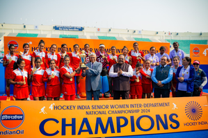 Sr Women Inter-Department Hockey: Railways clinch title with win over Indian Oil | Sr Women Inter-Department Hockey: Railways clinch title with win over Indian Oil Sr Women Inter-Department Hockey: Railways clinch title with win over Indian Oil | Sr Women Inter-Department Hockey: Railways clinch title with win over Indian Oil