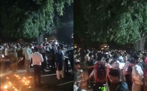 Student groups clash during Diwali festivities in Jamia Millia Islamia campus | Student groups clash during Diwali festivities in Jamia Millia Islamia campus Student groups clash during Diwali festivities in Jamia Millia Islamia campus | Student groups clash during Diwali festivities in Jamia Millia Islamia campus
