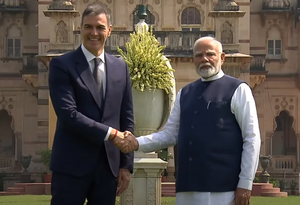 PM Modi, Spanish Prez pledge to enhance partnership in bilateral talks, held at Laxmi Vilas Palace | PM Modi, Spanish Prez pledge to enhance partnership in bilateral talks, held at Laxmi Vilas Palace PM Modi, Spanish Prez pledge to enhance partnership in bilateral talks, held at Laxmi Vilas Palace | PM Modi, Spanish Prez pledge to enhance partnership in bilateral talks, held at Laxmi Vilas Palace