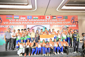 India finish runners-up in Asian ArmWrestling Cup 2024 with 223 medals | India finish runners-up in Asian ArmWrestling Cup 2024 with 223 medals India finish runners-up in Asian ArmWrestling Cup 2024 with 223 medals | India finish runners-up in Asian ArmWrestling Cup 2024 with 223 medals