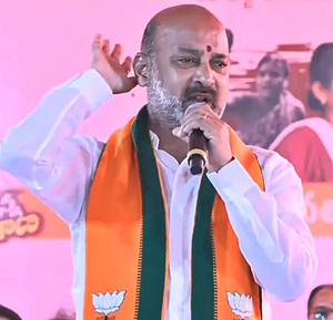 Bandi Sanjay Kumar responds to KTR's legal notice, denies allegations | Bandi Sanjay Kumar responds to KTR's legal notice, denies allegations Bandi Sanjay Kumar responds to KTR's legal notice, denies allegations | Bandi Sanjay Kumar responds to KTR's legal notice, denies allegations