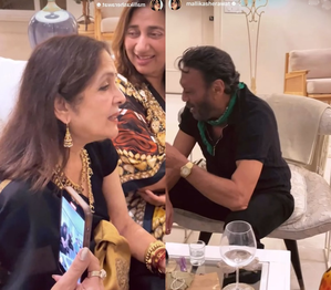 Jackie Shroff, Neena Gupta’s impromptu duet stole the show at Diwali party | Jackie Shroff, Neena Gupta’s impromptu duet stole the show at Diwali party Jackie Shroff, Neena Gupta’s impromptu duet stole the show at Diwali party | Jackie Shroff, Neena Gupta’s impromptu duet stole the show at Diwali party