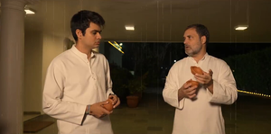 Is Rahul Gandhi's nephew Raihan being groomed for a political debut? | Is Rahul Gandhi's nephew Raihan being groomed for a political debut? Is Rahul Gandhi's nephew Raihan being groomed for a political debut? | Is Rahul Gandhi's nephew Raihan being groomed for a political debut?