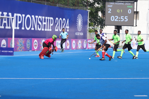 Sr Men's National Hockey: Delhi, Karnataka, Bengal, A.P. win group matches on Day 2 | Sr Men's National Hockey: Delhi, Karnataka, Bengal, A.P. win group matches on Day 2 Sr Men's National Hockey: Delhi, Karnataka, Bengal, A.P. win group matches on Day 2 | Sr Men's National Hockey: Delhi, Karnataka, Bengal, A.P. win group matches on Day 2