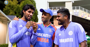 Suryakumar, Sanju, Tilak congratulate Rohit on new addition to the Sharma family | Suryakumar, Sanju, Tilak congratulate Rohit on new addition to the Sharma family Suryakumar, Sanju, Tilak congratulate Rohit on new addition to the Sharma family | Suryakumar, Sanju, Tilak congratulate Rohit on new addition to the Sharma family