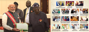 PM Modi scripts history in Nigeria, only second foreign leader after Queen Elizabeth to receive national honour | PM Modi scripts history in Nigeria, only second foreign leader after Queen Elizabeth to receive national honour PM Modi scripts history in Nigeria, only second foreign leader after Queen Elizabeth to receive national honour | PM Modi scripts history in Nigeria, only second foreign leader after Queen Elizabeth to receive national honour