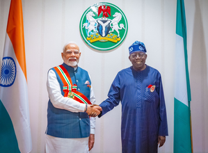 Nigeria confers its highest national honour on PM Modi, says India a global powerhouse under his visionary leadership | Nigeria confers its highest national honour on PM Modi, says India a global powerhouse under his visionary leadership Nigeria confers its highest national honour on PM Modi, says India a global powerhouse under his visionary leadership | Nigeria confers its highest national honour on PM Modi, says India a global powerhouse under his visionary leadership