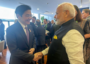 Singapore PM Lawrence Wong arrives in India on three-day visit | Singapore PM Lawrence Wong arrives in India on three-day visit Singapore PM Lawrence Wong arrives in India on three-day visit | Singapore PM Lawrence Wong arrives in India on three-day visit