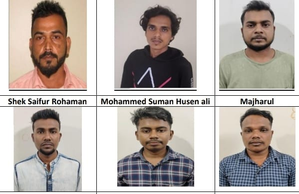 Six Bangladeshi nationals caught in K’taka, fake documents seized | Six Bangladeshi nationals caught in K’taka, fake documents seized Six Bangladeshi nationals caught in K’taka, fake documents seized | Six Bangladeshi nationals caught in K’taka, fake documents seized