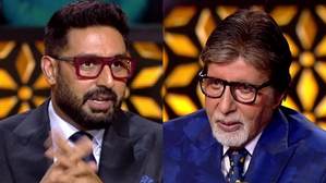 Abhishek to Amitabh: Whose shoes are those? | Abhishek to Amitabh: Whose shoes are those? Abhishek to Amitabh: Whose shoes are those? | Abhishek to Amitabh: Whose shoes are those?
