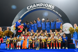 Bihar will host Khelo India Youth Games 2025, says Sports Minister Dr. Mandaviya after India's triumph in Women's Asian Champions Trophy hockey | Bihar will host Khelo India Youth Games 2025, says Sports Minister Dr. Mandaviya after India's triumph in Women's Asian Champions Trophy hockey Bihar will host Khelo India Youth Games 2025, says Sports Minister Dr. Mandaviya after India's triumph in Women's Asian Champions Trophy hockey | Bihar will host Khelo India Youth Games 2025, says Sports Minister Dr. Mandaviya after India's triumph in Women's Asian Champions Trophy hockey