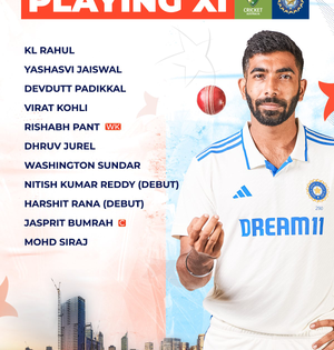 BGT 2024-25: Nitish, Harshit handed debuts, Washington in eleven as India elect to bat first | BGT 2024-25: Nitish, Harshit handed debuts, Washington in eleven as India elect to bat first BGT 2024-25: Nitish, Harshit handed debuts, Washington in eleven as India elect to bat first | BGT 2024-25: Nitish, Harshit handed debuts, Washington in eleven as India elect to bat first