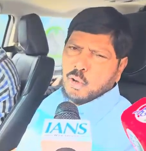 Ramdas Athawale claims Fadnavis will be next Maha CM with NCP's support | Ramdas Athawale claims Fadnavis will be next Maha CM with NCP's support Ramdas Athawale claims Fadnavis will be next Maha CM with NCP's support | Ramdas Athawale claims Fadnavis will be next Maha CM with NCP's support