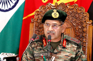 Army Chief Upendra Dwivedi stresses on staying ahead of curve in warfare | Army Chief Upendra Dwivedi stresses on staying ahead of curve in warfare Army Chief Upendra Dwivedi stresses on staying ahead of curve in warfare | Army Chief Upendra Dwivedi stresses on staying ahead of curve in warfare