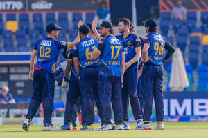 Abu Dhabi T10: Deccan Gladiators' 9-wkt win against Bangla Tigers takes them to top spot | Abu Dhabi T10: Deccan Gladiators' 9-wkt win against Bangla Tigers takes them to top spot Abu Dhabi T10: Deccan Gladiators' 9-wkt win against Bangla Tigers takes them to top spot | Abu Dhabi T10: Deccan Gladiators' 9-wkt win against Bangla Tigers takes them to top spot