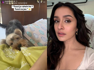 Shraddha Kapoor recreates ‘Tussi na jao’ moment with her furry friend | Shraddha Kapoor recreates ‘Tussi na jao’ moment with her furry friend Shraddha Kapoor recreates ‘Tussi na jao’ moment with her furry friend | Shraddha Kapoor recreates ‘Tussi na jao’ moment with her furry friend
