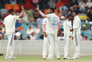 Harshit Rana scalps 4-44 as India bowl out Australian Prime Minister's XI for 240 | Harshit Rana scalps 4-44 as India bowl out Australian Prime Minister's XI for 240 Harshit Rana scalps 4-44 as India bowl out Australian Prime Minister's XI for 240 | Harshit Rana scalps 4-44 as India bowl out Australian Prime Minister's XI for 240