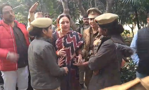 Cong leader slams UP govt after being stopped from visiting Sambhal | Cong leader slams UP govt after being stopped from visiting Sambhal Cong leader slams UP govt after being stopped from visiting Sambhal | Cong leader slams UP govt after being stopped from visiting Sambhal