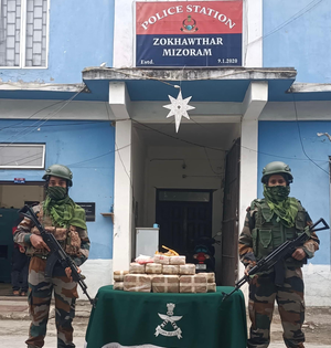 Drugs valued at Rs 68.03 crore seized in Mizoram | Drugs valued at Rs 68.03 crore seized in Mizoram Drugs valued at Rs 68.03 crore seized in Mizoram | Drugs valued at Rs 68.03 crore seized in Mizoram