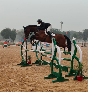 Junior national equestrian: Dhoni shines in Tent Pegging; Lakdawala wins in showjumping | Junior national equestrian: Dhoni shines in Tent Pegging; Lakdawala wins in showjumping Junior national equestrian: Dhoni shines in Tent Pegging; Lakdawala wins in showjumping | Junior national equestrian: Dhoni shines in Tent Pegging; Lakdawala wins in showjumping