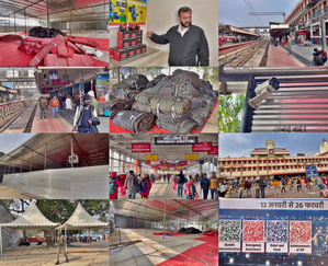 Varanasi prepares for surge in railway passengers ahead of Maha Kumbh Mela | Varanasi prepares for surge in railway passengers ahead of Maha Kumbh Mela Varanasi prepares for surge in railway passengers ahead of Maha Kumbh Mela | Varanasi prepares for surge in railway passengers ahead of Maha Kumbh Mela