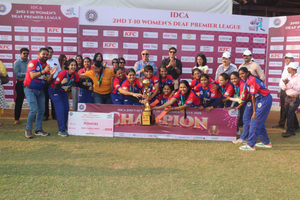 Deaf Delhi Bulls crowned champions of IDCA 2nd T10 Women’s Deaf Premier League | Deaf Delhi Bulls crowned champions of IDCA 2nd T10 Women’s Deaf Premier League Deaf Delhi Bulls crowned champions of IDCA 2nd T10 Women’s Deaf Premier League | Deaf Delhi Bulls crowned champions of IDCA 2nd T10 Women’s Deaf Premier League