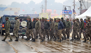 Maha Kumbh 2025: Massive security arrangements as lakhs of devotees take holy dip | Maha Kumbh 2025: Massive security arrangements as lakhs of devotees take holy dip Maha Kumbh 2025: Massive security arrangements as lakhs of devotees take holy dip | Maha Kumbh 2025: Massive security arrangements as lakhs of devotees take holy dip