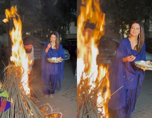 Geeta Basra is all smiles as she celebrates Lohri | Geeta Basra is all smiles as she celebrates Lohri Geeta Basra is all smiles as she celebrates Lohri | Geeta Basra is all smiles as she celebrates Lohri