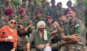 Sunny Deol spends day with jawans, salutes their courage, sacrifice and unwavering dedication | Sunny Deol spends day with jawans, salutes their courage, sacrifice and unwavering dedication Sunny Deol spends day with jawans, salutes their courage, sacrifice and unwavering dedication | Sunny Deol spends day with jawans, salutes their courage, sacrifice and unwavering dedication