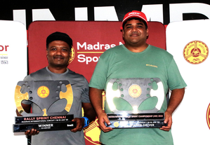 Double delight for Philippos Matthai, Arushi Vikram at National Rally Sprint Championship | Double delight for Philippos Matthai, Arushi Vikram at National Rally Sprint Championship Double delight for Philippos Matthai, Arushi Vikram at National Rally Sprint Championship | Double delight for Philippos Matthai, Arushi Vikram at National Rally Sprint Championship
