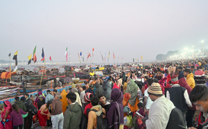 Kalika Peetham leads monks from Kerala to Prayagraj Kumbh Mela | Kalika Peetham leads monks from Kerala to Prayagraj Kumbh Mela Kalika Peetham leads monks from Kerala to Prayagraj Kumbh Mela | Kalika Peetham leads monks from Kerala to Prayagraj Kumbh Mela