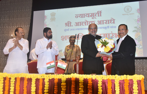 Justice Alok Aradhe sworn in as Chief Justice of Bombay HC | Justice Alok Aradhe sworn in as Chief Justice of Bombay HC Justice Alok Aradhe sworn in as Chief Justice of Bombay HC | Justice Alok Aradhe sworn in as Chief Justice of Bombay HC