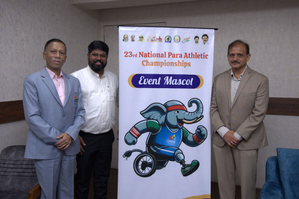 Logo and Mascot for 23rd National Para Athletics Championship unveiled in Chennai | Logo and Mascot for 23rd National Para Athletics Championship unveiled in Chennai Logo and Mascot for 23rd National Para Athletics Championship unveiled in Chennai | Logo and Mascot for 23rd National Para Athletics Championship unveiled in Chennai