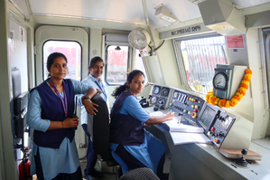 Breaking stereotypes: Women loco pilots see 5-fold increase in last 10 years | Breaking stereotypes: Women loco pilots see 5-fold increase in last 10 years Breaking stereotypes: Women loco pilots see 5-fold increase in last 10 years | Breaking stereotypes: Women loco pilots see 5-fold increase in last 10 years