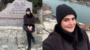 Zareen Khan enjoys the enchanting views from Mount Bonnell during her U.S vacay | Zareen Khan enjoys the enchanting views from Mount Bonnell during her U.S vacay Zareen Khan enjoys the enchanting views from Mount Bonnell during her U.S vacay | Zareen Khan enjoys the enchanting views from Mount Bonnell during her U.S vacay