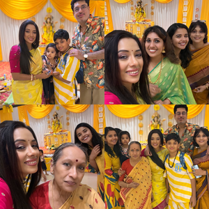 Rupali Ganguly wears her favorite colour outfit on Basant Panchami | Rupali Ganguly wears her favorite colour outfit on Basant Panchami Rupali Ganguly wears her favorite colour outfit on Basant Panchami | Rupali Ganguly wears her favorite colour outfit on Basant Panchami