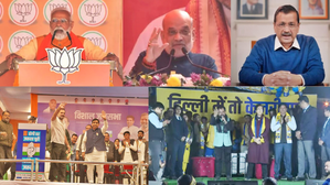 Over to voters: High-decibel campaign for Delhi election ends | Over to voters: High-decibel campaign for Delhi election ends Over to voters: High-decibel campaign for Delhi election ends | Over to voters: High-decibel campaign for Delhi election ends