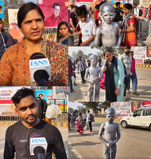 'Nanha Gandhi' steals the spotlight at Maha Kumbh with a message of cleanliness | 'Nanha Gandhi' steals the spotlight at Maha Kumbh with a message of cleanliness 'Nanha Gandhi' steals the spotlight at Maha Kumbh with a message of cleanliness | 'Nanha Gandhi' steals the spotlight at Maha Kumbh with a message of cleanliness
