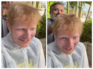 Ed Sheeran enjoys the desi hospitality with a relaxing 'head champi' | Ed Sheeran enjoys the desi hospitality with a relaxing 'head champi' Ed Sheeran enjoys the desi hospitality with a relaxing 'head champi' | Ed Sheeran enjoys the desi hospitality with a relaxing 'head champi'