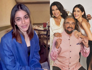 Alaya F’s grandfather Kabir Bedi offers his coat to her | Alaya F’s grandfather Kabir Bedi offers his coat to her Alaya F’s grandfather Kabir Bedi offers his coat to her | Alaya F’s grandfather Kabir Bedi offers his coat to her