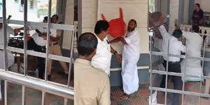 Kerala: NCP (SP) office vandalised in Thiruvananthapuram by rival faction | Kerala: NCP (SP) office vandalised in Thiruvananthapuram by rival faction Kerala: NCP (SP) office vandalised in Thiruvananthapuram by rival faction | Kerala: NCP (SP) office vandalised in Thiruvananthapuram by rival faction