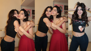 Janhvi Kapoor asks Khushi to wear a t-shirt with her face on it | Janhvi Kapoor asks Khushi to wear a t-shirt with her face on it Janhvi Kapoor asks Khushi to wear a t-shirt with her face on it | Janhvi Kapoor asks Khushi to wear a t-shirt with her face on it
