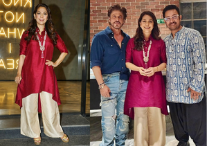 Juhi Chawla walks down the memory lane with SRK and Aamir Khan | Juhi Chawla walks down the memory lane with SRK and Aamir Khan Juhi Chawla walks down the memory lane with SRK and Aamir Khan | Juhi Chawla walks down the memory lane with SRK and Aamir Khan