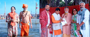 Neena Gupta, Sanjay Mishra, and the Vadh-2 team attend Mahakumbh for blessings | Neena Gupta, Sanjay Mishra, and the Vadh-2 team attend Mahakumbh for blessings Neena Gupta, Sanjay Mishra, and the Vadh-2 team attend Mahakumbh for blessings | Neena Gupta, Sanjay Mishra, and the Vadh-2 team attend Mahakumbh for blessings