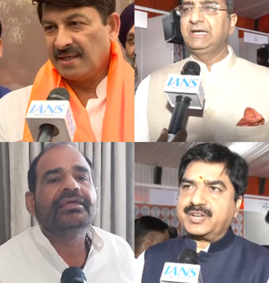 Delhi poll results: BJP confident with early trends in favour; calls it mandate against Kejriwal | Delhi poll results: BJP confident with early trends in favour; calls it mandate against Kejriwal Delhi poll results: BJP confident with early trends in favour; calls it mandate against Kejriwal | Delhi poll results: BJP confident with early trends in favour; calls it mandate against Kejriwal