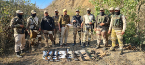 Manipur Police recover most arms, ammunition looted by militants on Feb 8 | Manipur Police recover most arms, ammunition looted by militants on Feb 8 Manipur Police recover most arms, ammunition looted by militants on Feb 8 | Manipur Police recover most arms, ammunition looted by militants on Feb 8