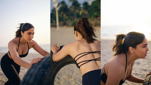 Sharvari shares a glimpse of her beach workout with tire-training | Sharvari shares a glimpse of her beach workout with tire-training Sharvari shares a glimpse of her beach workout with tire-training | Sharvari shares a glimpse of her beach workout with tire-training
