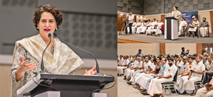 Priyanka Gandhi winds up three-day constituency tour | Priyanka Gandhi winds up three-day constituency tour Priyanka Gandhi winds up three-day constituency tour | Priyanka Gandhi winds up three-day constituency tour